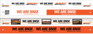 Customized Promotional Cooling Neck Wrap for BNSF