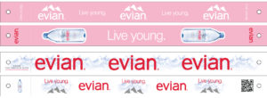 Customized Promotional Cooling Neck Wrap for Evian