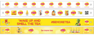 Customized Promotional Cooling Neck Wrap for Lipton Tea