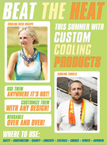 KOOLGATOR- Cooling Neck Wraps & Cooling Towels Customized with any design!