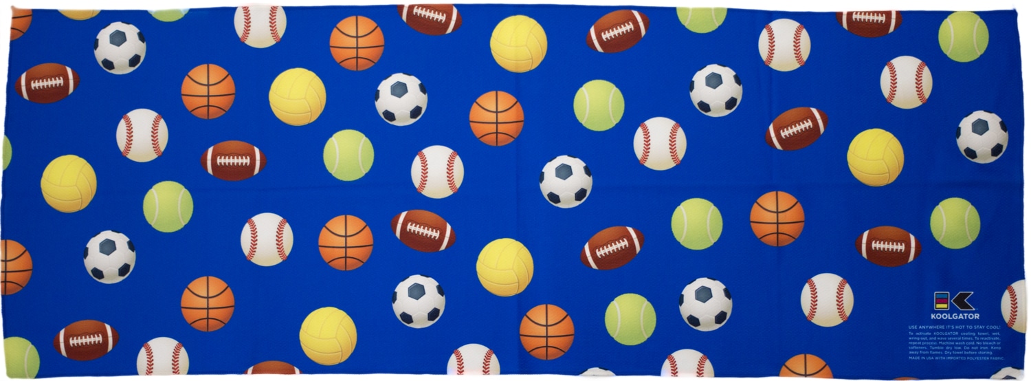 Sports Balls Cooling Towel