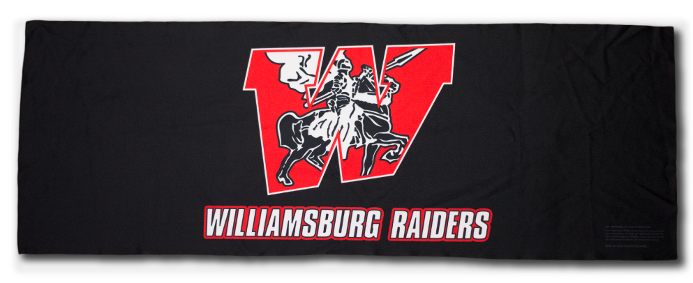Williamsburg Raiders Custom Full Size Cooling Towel