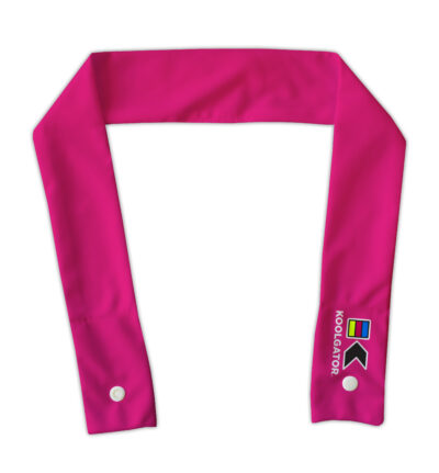 Cooling Neck Wrap Deep Pink Design