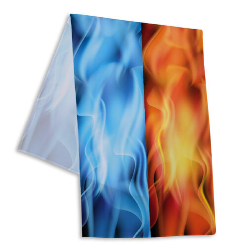Cooling Towel Flames Design